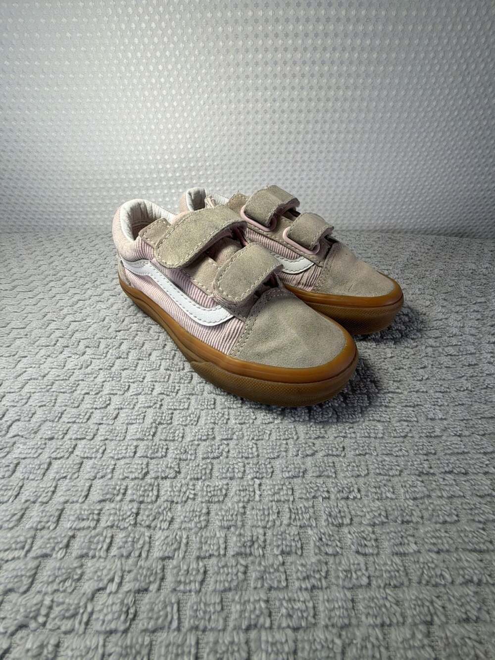 Vans Old Skool V Toddler 'Pop Pink Gum' Sneakers